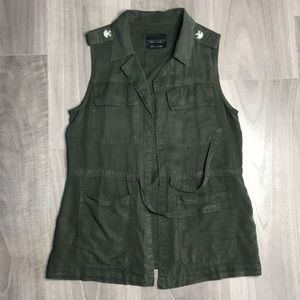 Sanctuary Heritage Military Hunter Green Army Vest